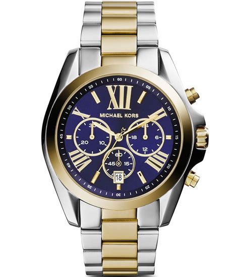 michael kors two tone watch ladies|Michael Kors bradshaw 2.